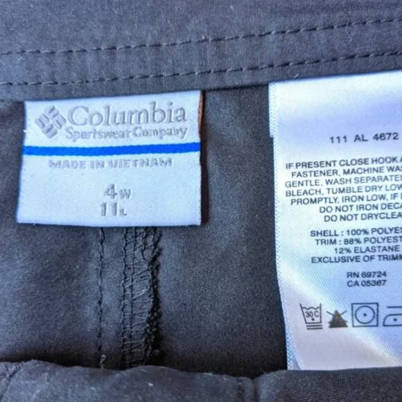 Columbia omni-shade black board shorts Sz 4W - Picture 2 of 6